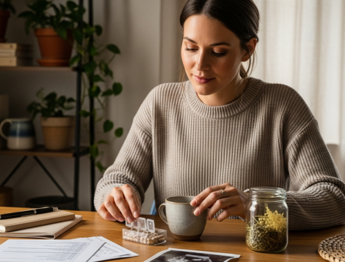 Nő Hashimoto kezelése közben: gyógyszer, tea és gyógynövények